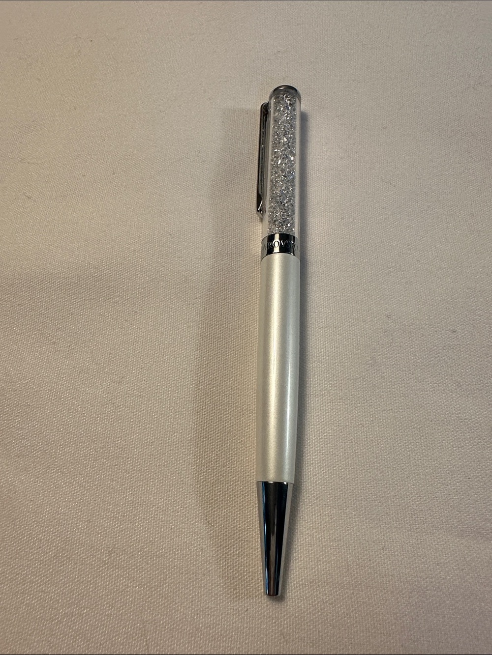 SWAROVSKI Silver Crystal Accent Ballpoint Pen 🖊️